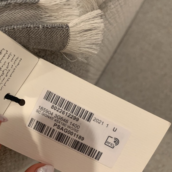 Gucci scarf grey - Picture 3 of 5